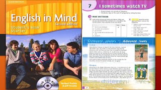 English in Mind StarterSecond Edition  Unit 7 I Sometimes Watch TVEnglish Listening and Speaking [upl. by Tyrrell105]