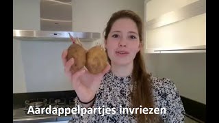 Aardappelpartjes maken en invriezen  Aardappels invriezen [upl. by Alpheus]