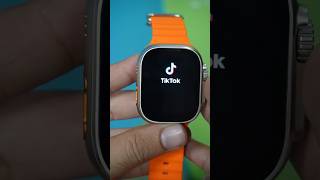 Using TikTok 😳 in a Smartwatch 😲 4G X8 ULTRA ⚡ shorts youtubeshorts ultra [upl. by Slinkman]