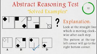 Abstract Reasoning Test  Non Verbal Test  Solved Examples [upl. by Durwyn]