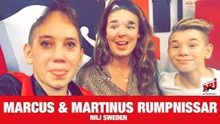 INTERVJU Marcus amp Martinus  Rumpnissar 4Life  NRJ SWEDEN [upl. by Tella]