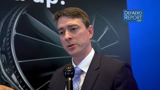 GE’s Tweedie on More Powerful FuelEfficient Advanced Jet Engine Technologies for Combat Aircraft [upl. by Anegue]