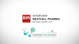 Nextcell Pharma  Swiss Nordic Bio 2024  Interview [upl. by Yknip]