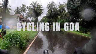 Busy Cycling Route Varca to Benaulim Beach Area in Goa  POV Ride [upl. by Divadleahcim]