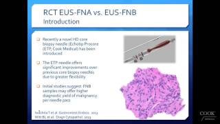 14 Investigators amp Study Design Comparing EUSGuided FNA vs FNB for Pancreatic amp NonPanc Masses [upl. by Fabrianne]