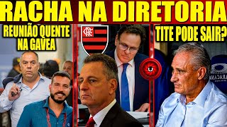 CLIMA QUENTE EM REUNIÃO NA GÁVEA RACHA NA DIRETORIA DO FLAMENGO TITE PODE SAIR VARELA CONVOCADO [upl. by Ahasuerus]