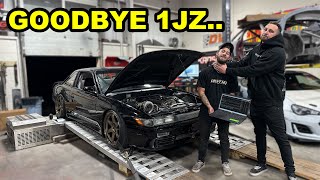 1JZ Silvia BLOWS US AWAY On Dyno Not What We Expected [upl. by Enyak]