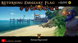 Returning Grade 5 Emissary Flag for 15000 Gold  Sea Of Thieves Reapers Emissary [upl. by Tenom]