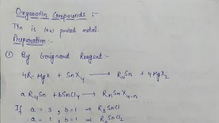 Organotin compounds [upl. by Llertram]