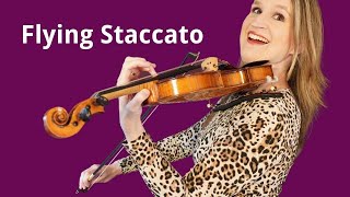 FLYING STACCATO Violin Bowing Technique [upl. by Philip]