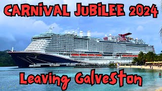 Boarding the Carnival Jubilee  Galveston Texas  2024 [upl. by Reinhart]