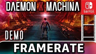 Daemon X Machina DEMO  Docked Vs Handheld  Frame Rate TEST [upl. by Michey]