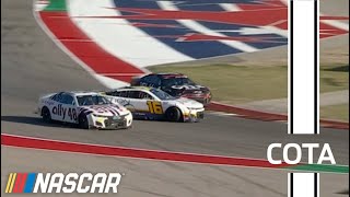 Final Laps Chastain sends Allmendinger into Bowman to win at COTA [upl. by Barcellona]