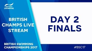 British Swimming Championships  Day 2 Finals [upl. by Aitselec777]