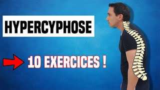 10 EXERCICES CONTRE LHYPERCYPHOSE THORACIQUE DOS ROND KINEÌ [upl. by Wilcox252]