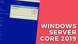 windows server core vs gui  how to install windows server 2019 core tutorial [upl. by Anassor]