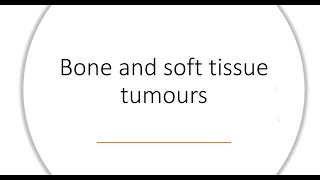 MSS  Pathology  Bone and soft tissue tumors  lec 6 [upl. by Jer]