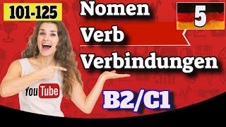 Nomen Verb Verbindungen  B2C1  101125 [upl. by Adahsar]