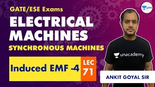 Electrical Machines Synchronous Machines  Lec 71  Induced EMF  4  GATEESE Electrical Engg [upl. by Cornie210]