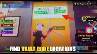 BILLIONAIRE TYCOON MAP FORTNITE CREATIVE  HOW TO FIND VAULT CODE LOCATIONS [upl. by Mw7]