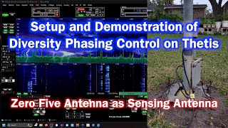 Thetis Diversity Phasing Control  Eliminating RFI Noise  Quick setup and Demo on 40 amp 80 Meters [upl. by Fawcett142]