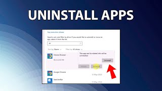 How to Uninstall App on Windows 10  How to Delete Apps on Windows 10 [upl. by Airdnaxila883]