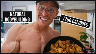 FULL DAY OF EATING 1750 CALORIES  Natural Bodybuilder  Project Sparkes [upl. by Fidole501]