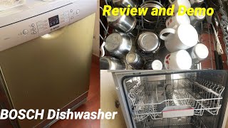 BOSCH Dishwasher Review and DemoDishwasher demo In Hindi [upl. by Nnylanna]