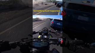 Lane Splitting Motorcycle Crash  Jurgenlens [upl. by Ahseik]