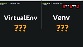 Python Virtualenv vs Venv  side by side comparison [upl. by Eiramit]