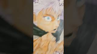 Drawing gojo 200 hollow purple jujutsukaisendrawing [upl. by Norted29]