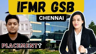 IFMR GSB Chennai  Admission Through CMAT  Safe ile For MBA  Fees  Placement [upl. by Hayn]