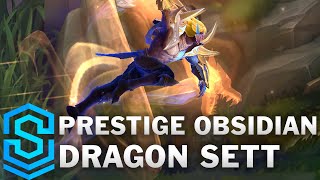 Prestige Obsidian Dragon Sett Skin Spotlight  League of Legends [upl. by Ingeborg813]