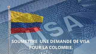 UNE DEMANDE DE VISA POUR LA COLOMBIE  JLC AGENCIA DE VIAGENS [upl. by Marilyn]