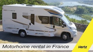 Hertz Motorhome rental in France [upl. by Annayk]