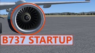 PMDG 737 Startup Procedure Explained In Easy Steps 1080HD [upl. by Nomzed]