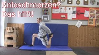 Patellasehnenprobleme KnieschmerzenEntzündete Sehnenansätze  Dehnung [upl. by Aletsirc]