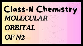 Molecular Orbital Theory of N2 Class 11 chemistry [upl. by Oaht]