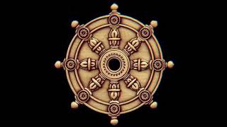 Symbol of buddhism Triratna Swastika Pipalchakra [upl. by Bronder]