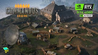 Commandos Origins Gameplay 4K Demo 2024  WW2 Game [upl. by Ecargyram9]