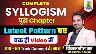 Complete Syllogism Reasoning  Latest Questions  All Concepts and Short Tricks  By Vikramjeet Sir [upl. by Scevor]