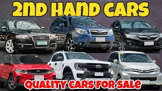 Pre Owned Cars For Sale Today  Makinis at Magandang Segunda Manong Sasakyan sa Pilipinas [upl. by Ecinnaj152]