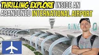 THRILLING EXPLORE after we snuck inside an abandoned INTERNATIONAL AIRPORT [upl. by Bein]