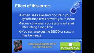 How to fix windows error Lsassexe [upl. by Meara825]