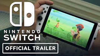 Nintendo Switch OLED Model  Official Announcement Trailer [upl. by Ecinnej]