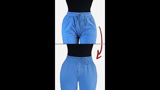 Best sewing tricks How to fix wrinkles on the crotch of pants Miarti 🧵✂️ [upl. by Bailey651]