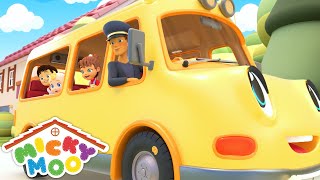 The Wheels on the Bus Go Round and Round  More Songs for Kids  Nursery Rhymes [upl. by Annnora62]