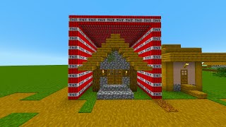 Transforming a Minecraft Village with 10000 TNT Blocks [upl. by Ilanos720]