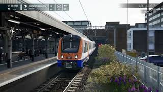 TSW5  Class 710  London Overground  Leyton Midland Road  Barking Stock OC scenario [upl. by Lleder527]