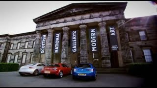 Top Gear  Art Gallery Challenge with Mazda RX8 vs Alfa Romeo Brera vs Audi TT Part 1 [upl. by Annayr]